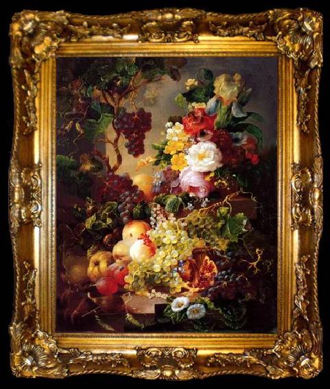 framed  unknow artist Floral, beautiful classical still life of flowers.077, ta009-2